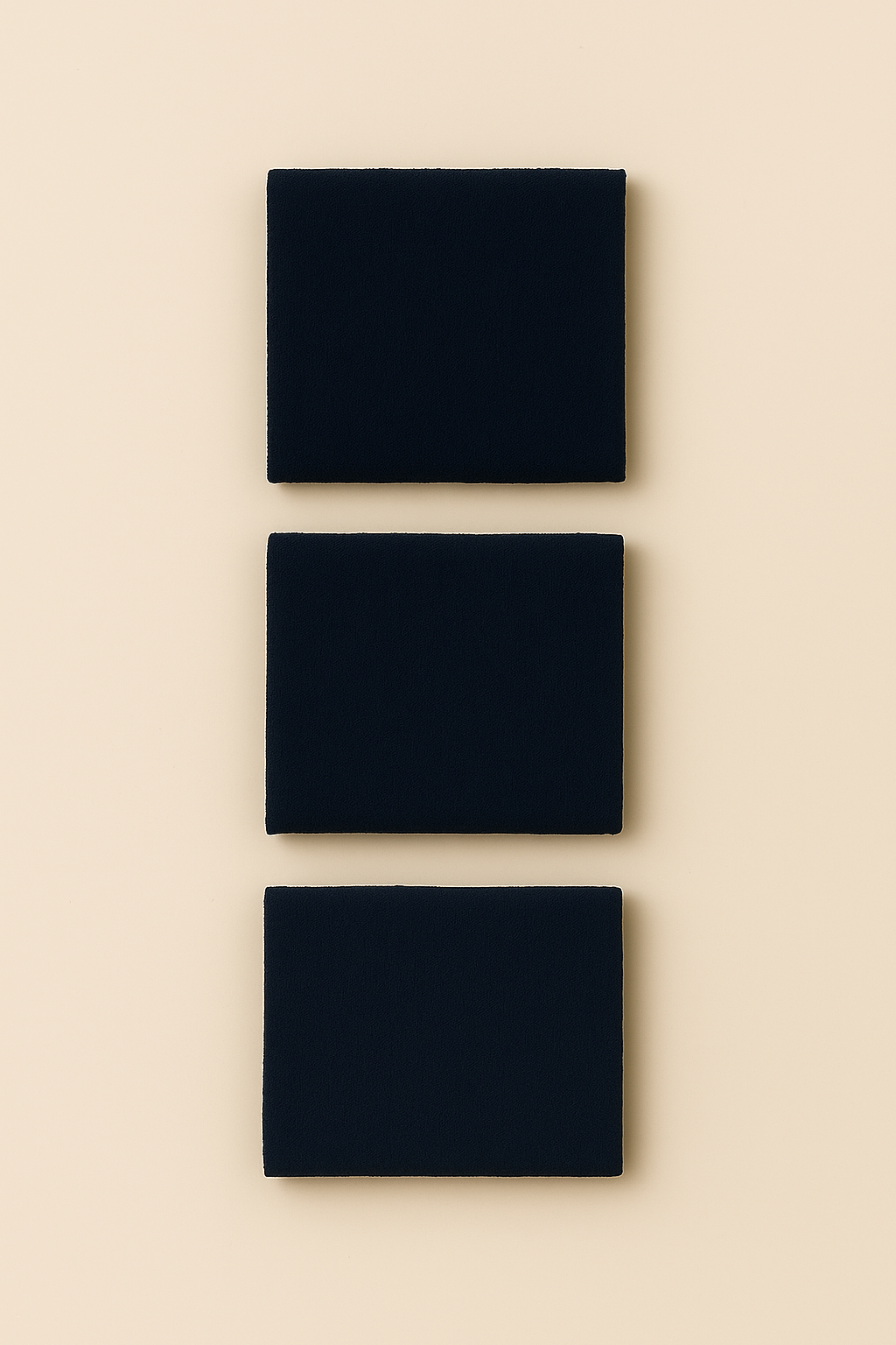 Navy Blue Linen Face Towels